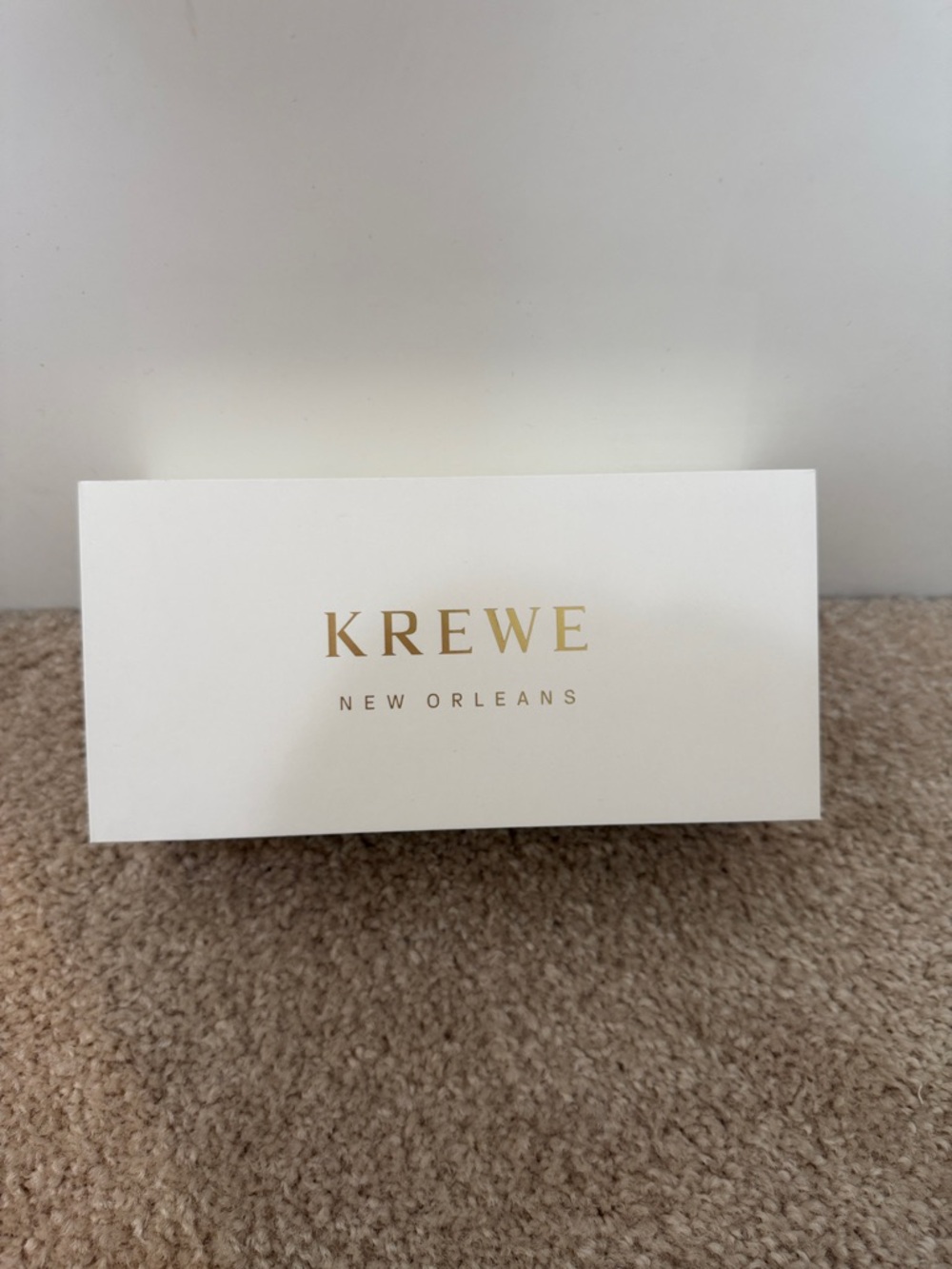 KREWE White Box with Gold Logo